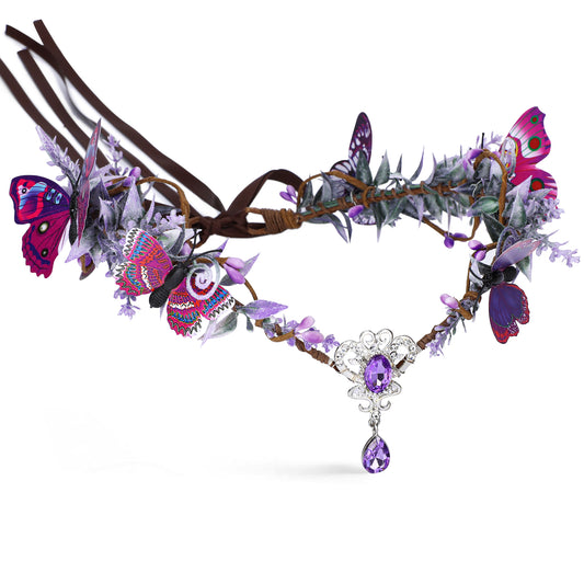 Butterfly Fascinator Headband Wings Fairy Crown